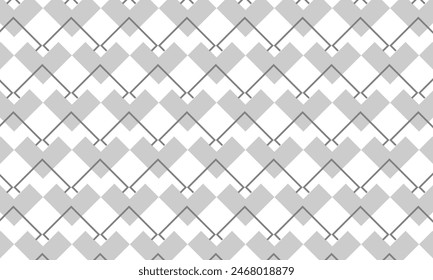abstracto simple monocromo geométrico gris patrón de corazón.
