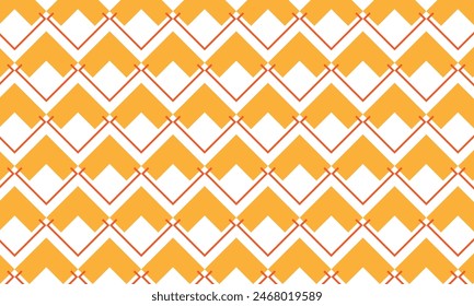 abstract simple monochrome geometric orange shape pattern.