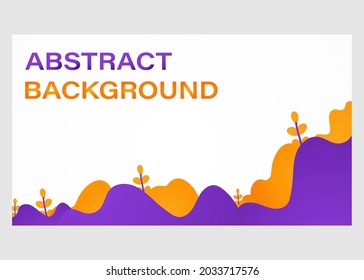 abstract simple natural floral background design. great for promotion and marketing campaign