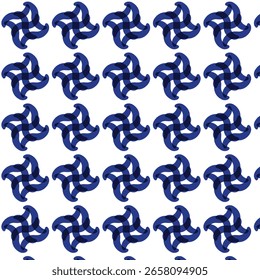 abstrato simples azul marinho cor flor padrão design