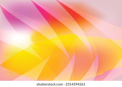 Abstrakte, einfache orangefarbene Farbe, hellbunter, kalter Hintergrund - Vektorgrafik 