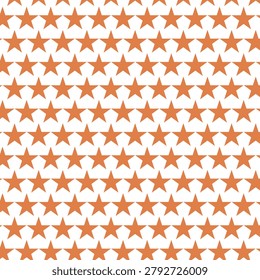  Abstract simple orange colour star pattern ,used for table cloths, textile , fabric etc.