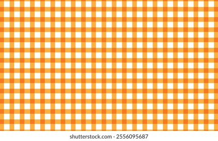 abstract simple orange plaid line pattern can be used background.