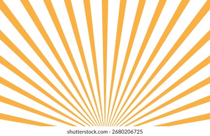 El patrón de línea naranja simple abstracto de la salida del sol se puede utilizar de fondo.