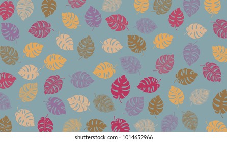 abstract simple pattern with leaf element shape.