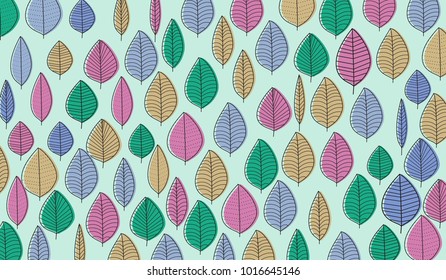 abstract simple pattern with leaf element shape.