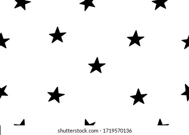 patrón simple abstracto con estrellas, fondo escandinavo de bebé
