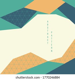 Abstract simple pattern for web banner, wallpaper, poster or business presentation with vertical text space : Vector Illustration