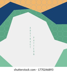 Abstract simple pattern for web banner, wallpaper, poster or business presentation with vertical text space : Vector Illustration