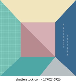 Abstract simple pattern for web banner, wallpaper, poster or business presentation with vertical text space : Vector Illustration