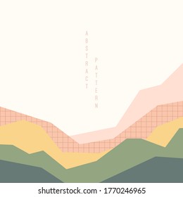 Abstract simple pattern for web banner, wallpaper, poster or business presentation with vertical text space : Vector Illustration