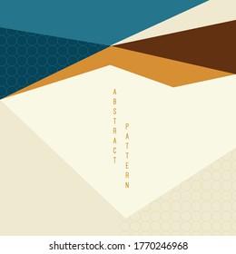 Abstract simple pattern for web banner, wallpaper, poster or business presentation with vertical text space : Vector Illustration