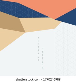 Abstract simple pattern for web banner, wallpaper, poster or business presentation with vertical text space : Vector Illustration