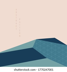 Abstract simple pattern for web banner, wallpaper, poster or business presentation with vertical text space : Vector Illustration