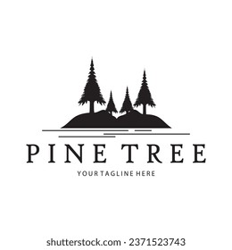 abstract simple pinecone logo pine tree design,for business,badge,emblem,pine plantation,pine wood industry