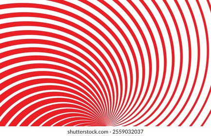 abstract simple red arc line pattern can be used background.