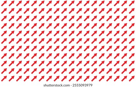 abstract simple red arrow pattern can be used background.