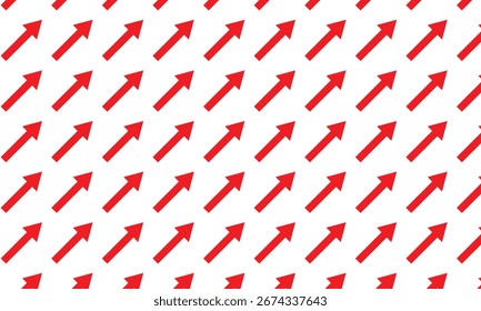 abstract simple red arrow pattern for banner poster background.