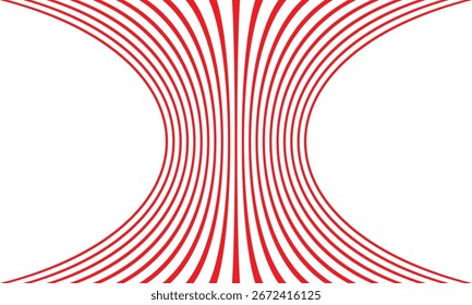 Arte de patrón de línea de bulto rojo simple abstracto adecuado para el fondo.