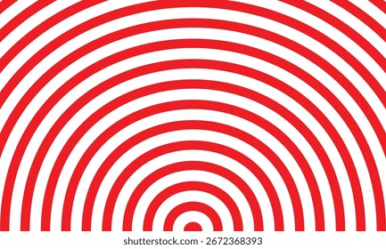 abstrato padrão de linha circular vermelho simples adequado para o fundo.