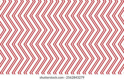 abstract simple red double line corner wave pattern can be used background.