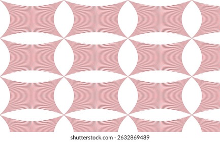 abstract simple red inflate line repeat pattern can be used background.