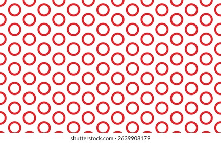 abstract simple red outline dot pattern can be used background.