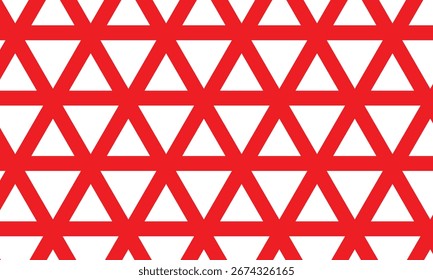 abstract simple red outline triangle pattern for banner, poster, background.