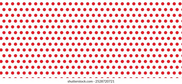 abstract simple red polka dot pattern can be used background.