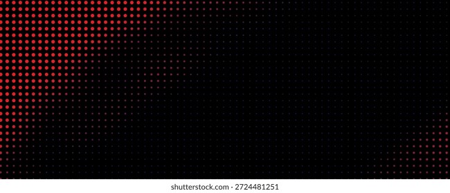 El patrón de lunares rojos simple abstracto se puede utilizar de fondo. EPS 10.