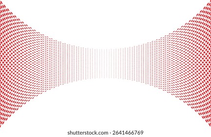 abstract simple red star halftone bulge pattern can be used background.