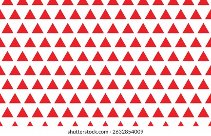abstract simple red triangle pattern can be used background.
