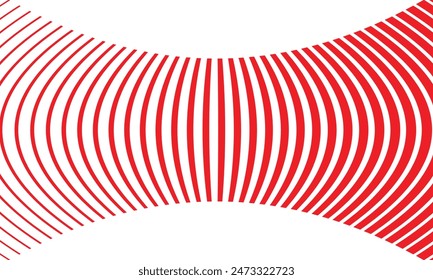 abstract simple red vertical thin to thick squeeze line pattern can be used background.