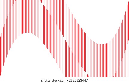 abstract simple red white gradient line flag pattern can be used background.
