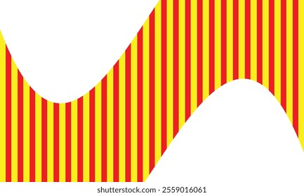 abstract simple red yellow flag line pattern can be used background.
