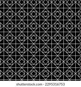 abstract simple seamless square white pattern vector art.
