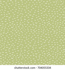 Abstract simple seamless texture with hand drawn stripes on light green background.