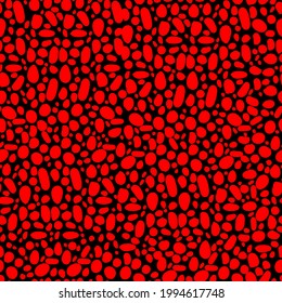abstract simple seamless vector pattern many small dots spots on a contrasting background. Leopard background 