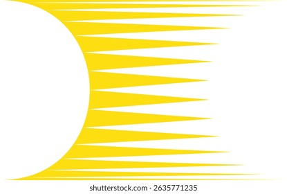abstract simple seamless yellow bulge line pattern can be used background.