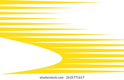 abstract simple seamless yellow flag line pattern art can be used background.