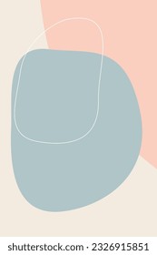 Abstract Simple Soft Colored Minimalist Doodle Pastel Pattern background