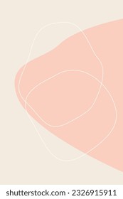 Abstract Simple Soft Colored Minimalist Doodle Pastel Pattern background