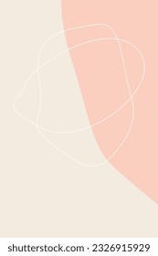 Abstract Simple Soft Colored Minimalist Doodle Pastel Pattern background