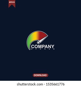 Abstract simple speed icon logo vector design