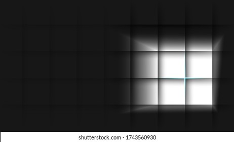 Resumen simple ventana cuadrada brillante fondo vectorial