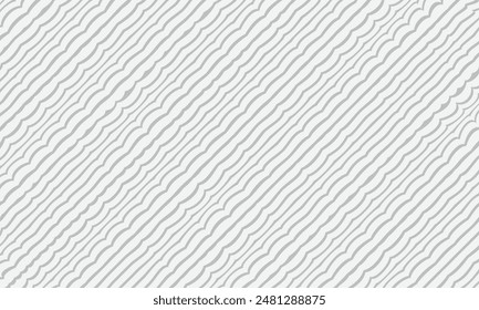 Abstrakte einfache Streifenlinien-Wellenlinien-Muster-Kunst.