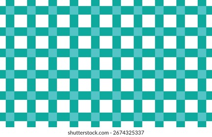 El patrón abstracto simple de la línea de la tela escocesa verde azulada se puede utilizar fondo.