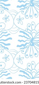 abstract simple texture doodle Scandinavian seamless pattern design fabric printing monochrome stylish modern textured