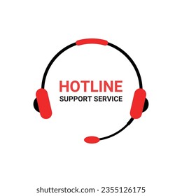 abstract simple thin line hotline logo. help contact for client by adviser or counselor. simple linear flat style trend crm logotype graphic art design isolated on white background