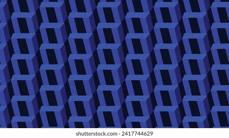 Abstract simple tiles wavy pattern background.